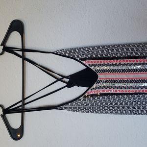 Express Sequin Criss Cross Tank